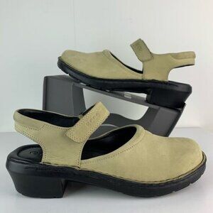 ECCO Women’s Sable Mary Jane Sand Nubuck leather Sling Back shoe sz 38 US 7/7.5